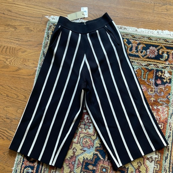 Women’s Medium cropped striped pants with tags - Picture 1 of 6